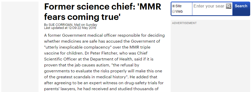 חיסונים ואוטיזם - ד